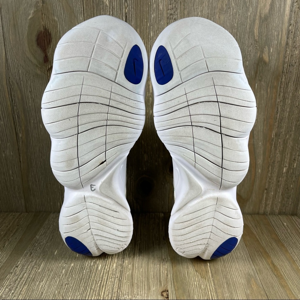 Nike Free RN 5.0 Sail/Aurora Green-Racer Blue AQ1316-103 Women's Size 7.5 Medium - Picture 8 of 10